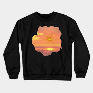 Sunset Flower Crewneck Sweatshirt